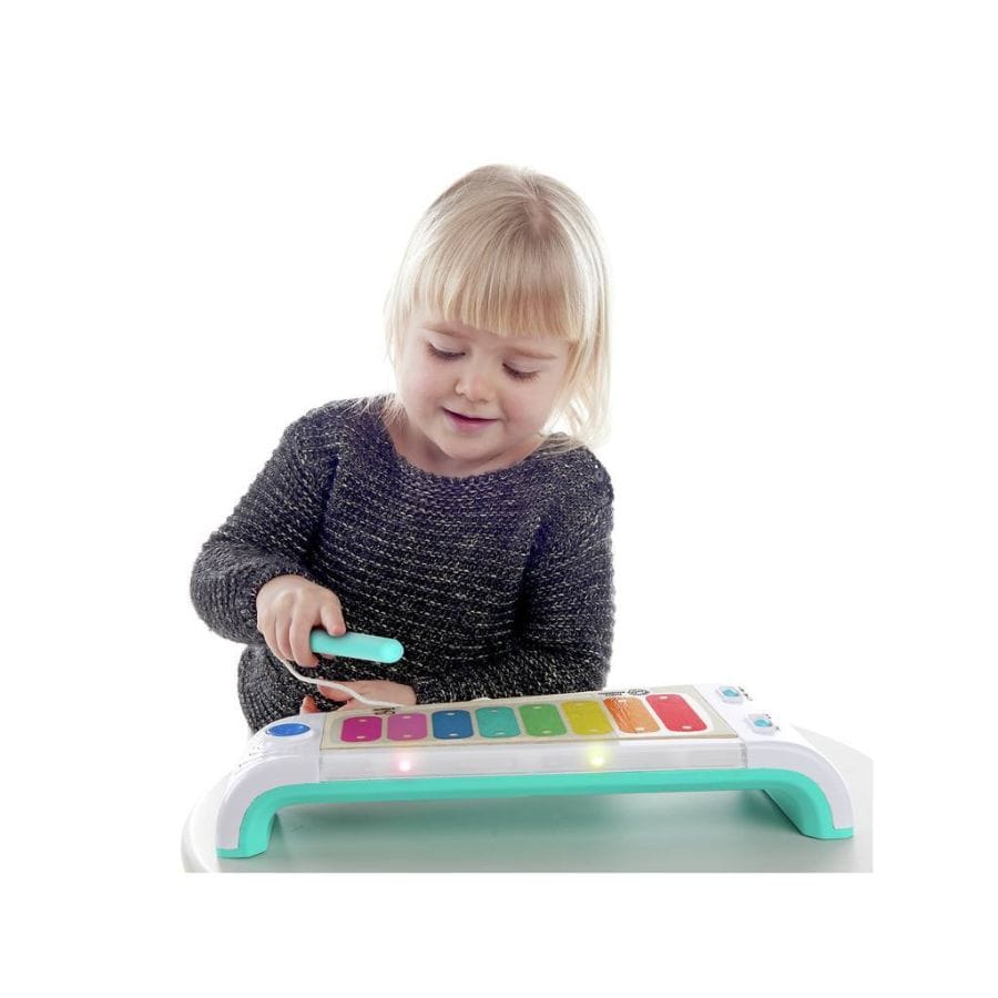 Hape Baby-Aktiv-Spielzeug Hape Magisches Touch Xylophon für Kinder ab 12 Monaten | Musikspielzeug aus Holz