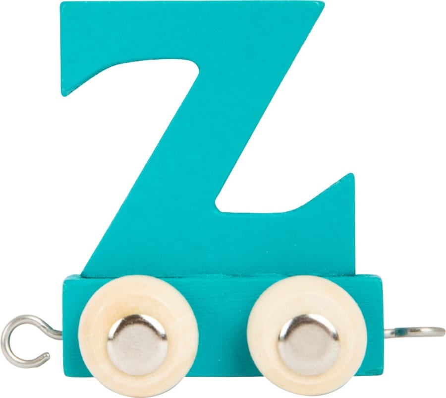 Legler Dekoration Z bunt Buchstabenzug Namenszug aus Holz – Personalisierte Geschenkidee
