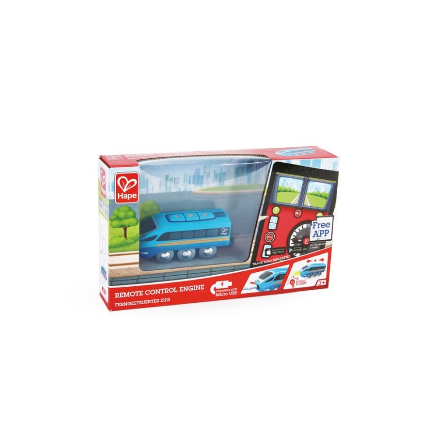 Hape Züge & Eisenbahnsets Hape – Ferngesteuerter Zug aus Holz, Bluetooth-Zug, ab 3 Jahren
