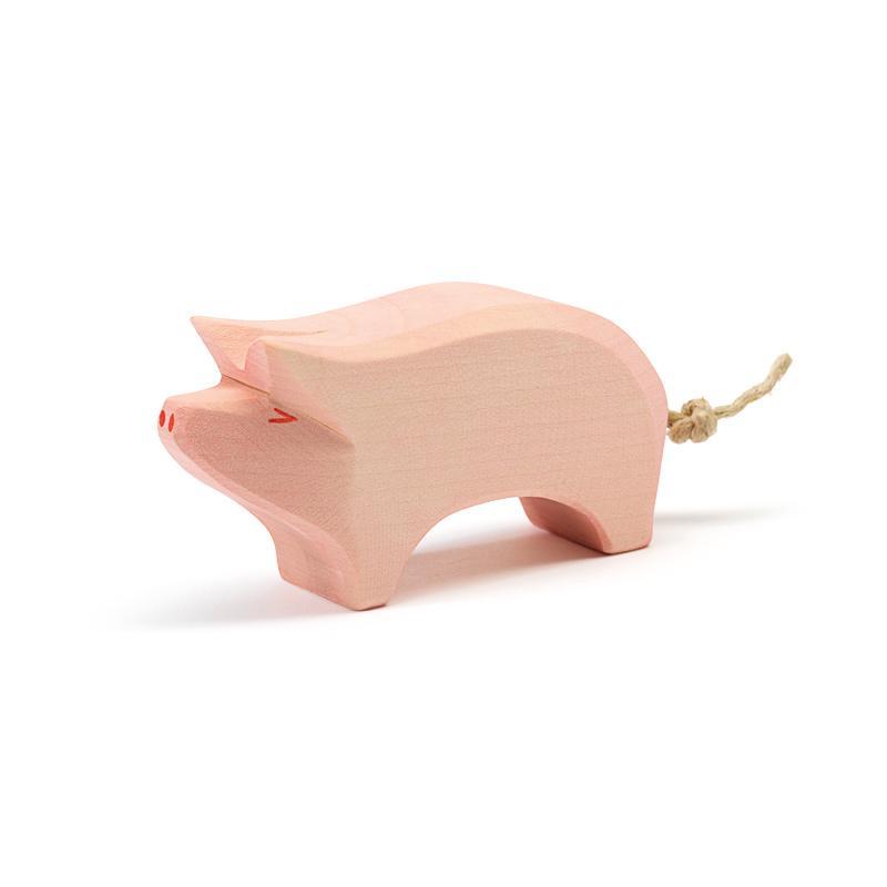 Ostheimer Holzfiguren Ostheimer Rüssel hoch Ostheimer Schwein Rüssel hoch / tief, Holztier, Spieltier, ab 3 Jahre