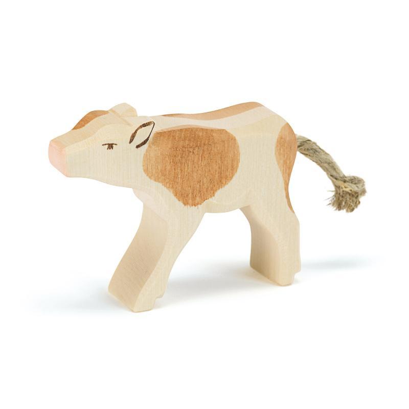 Ostheimer Holzfiguren Ostheimer Kalb braun trinkend