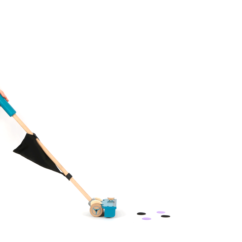 Schiebespielzeug Staubsauger