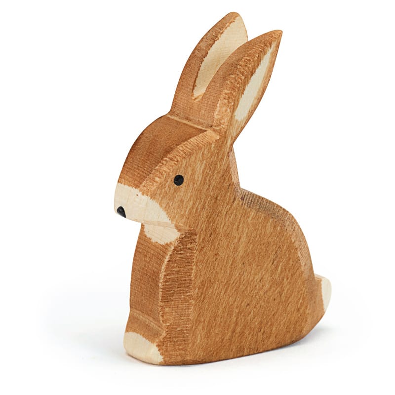 Ostheimer Holzfiguren Hase sitzend