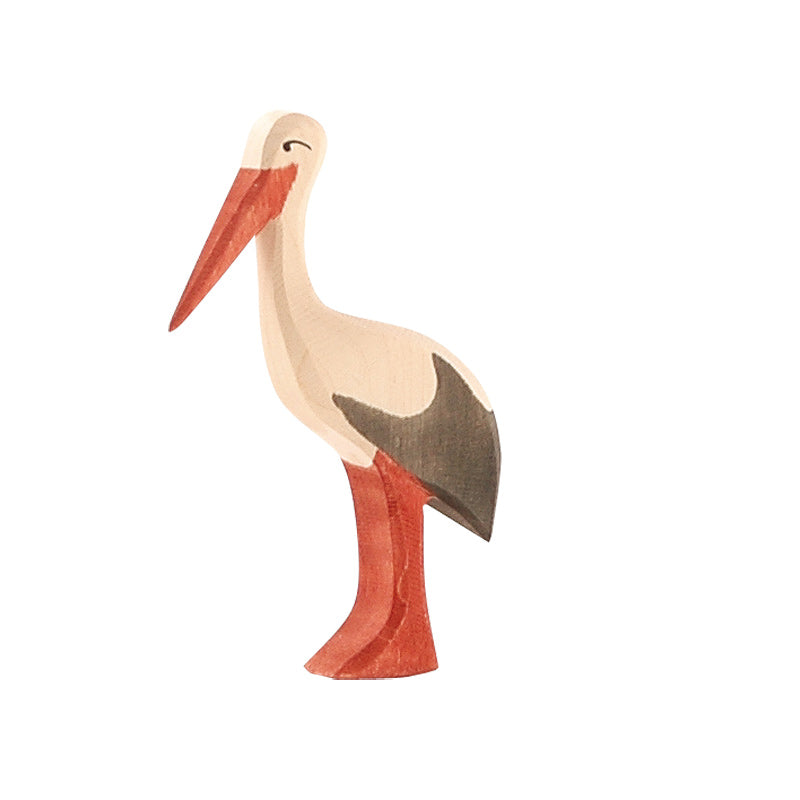 Ostheimer Storch aus Holz