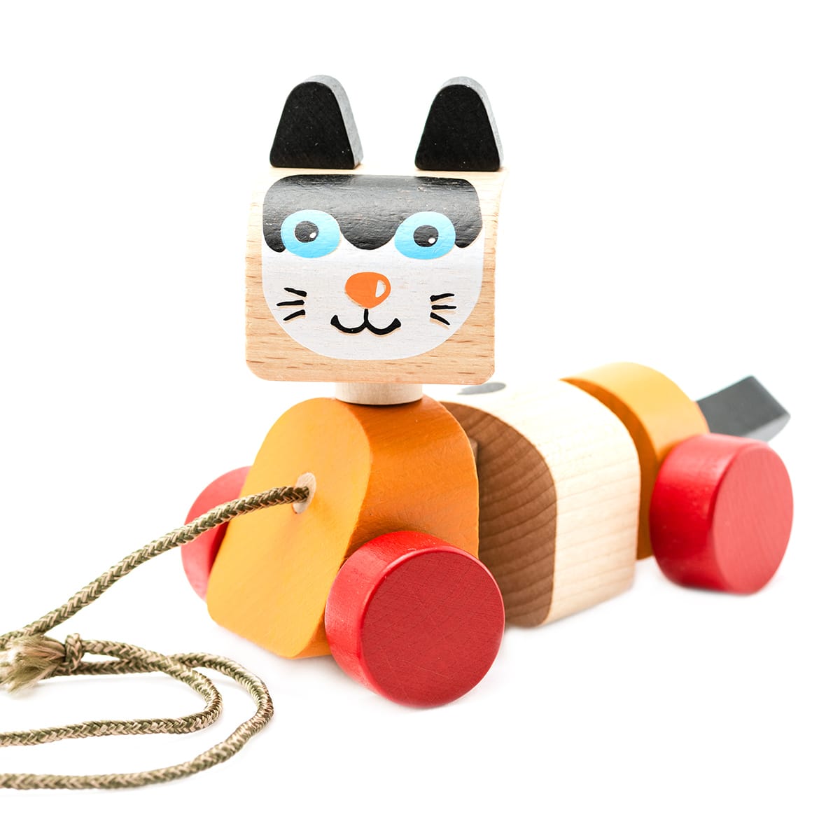Cubika Nachzieh-Spielzeug Nachziehkatze "walk-a-long cat"