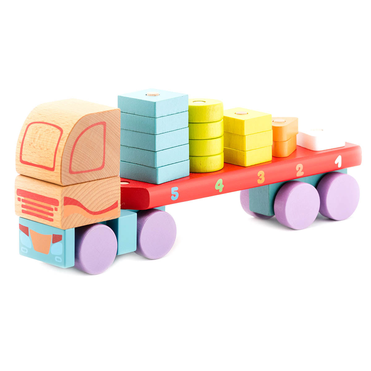Truck with geometric figures LM-13