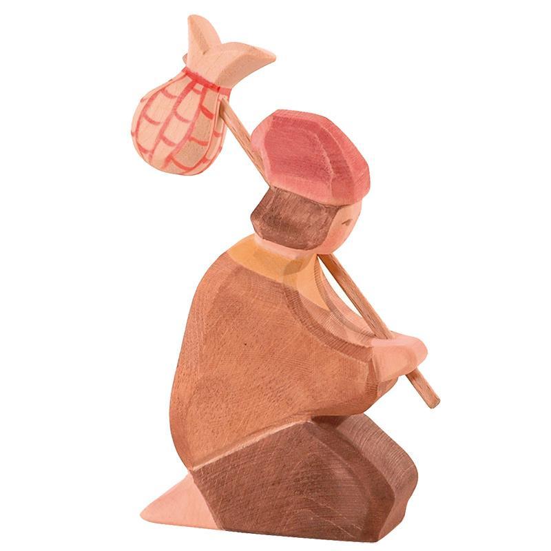 Ostheimer Holzfiguren Ostheimer Weihnachten Hirte kniend II