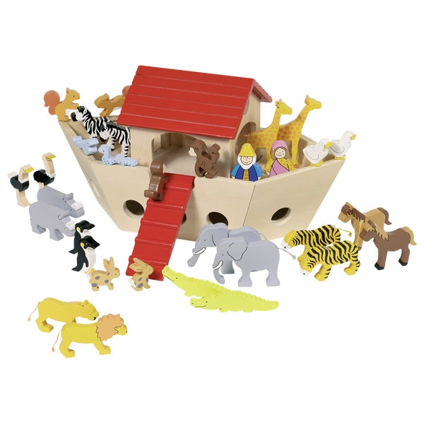 Arche Noah aus Holz f r Kinder Spielkiste