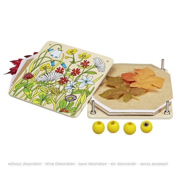 Goki Kreativspielzeug Goki Blumenpresse Frühlingswiese, ab 3 Jahre