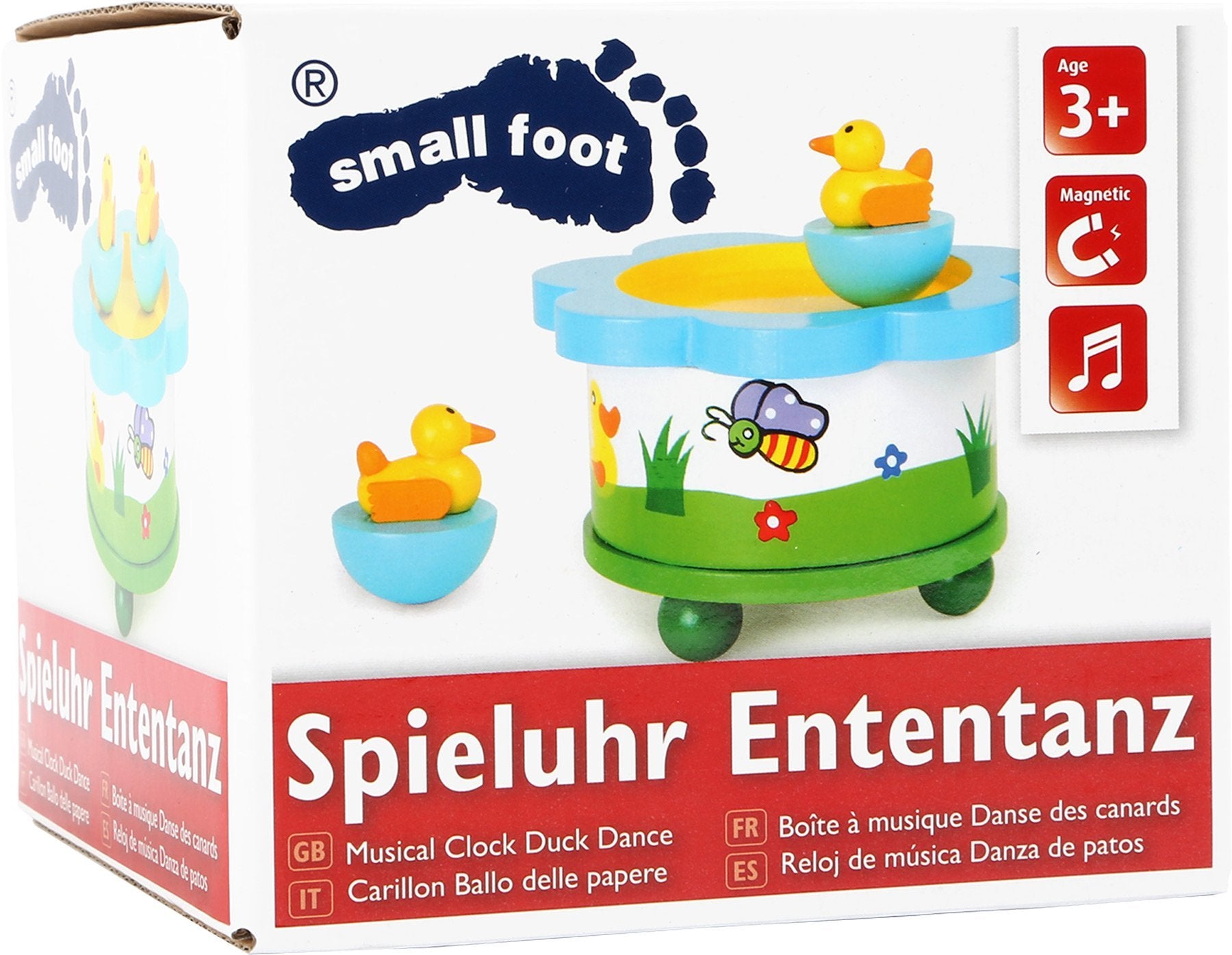 Spieluhr Ententanz von Legler, Small foot, zur Melodie "Alle Vögel sind schon da"