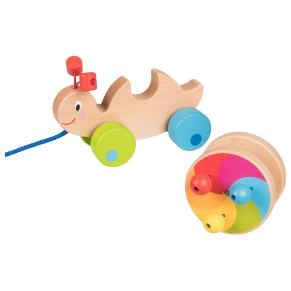 Goki Nachzieh-Spielzeug Ziehtier Schnecke