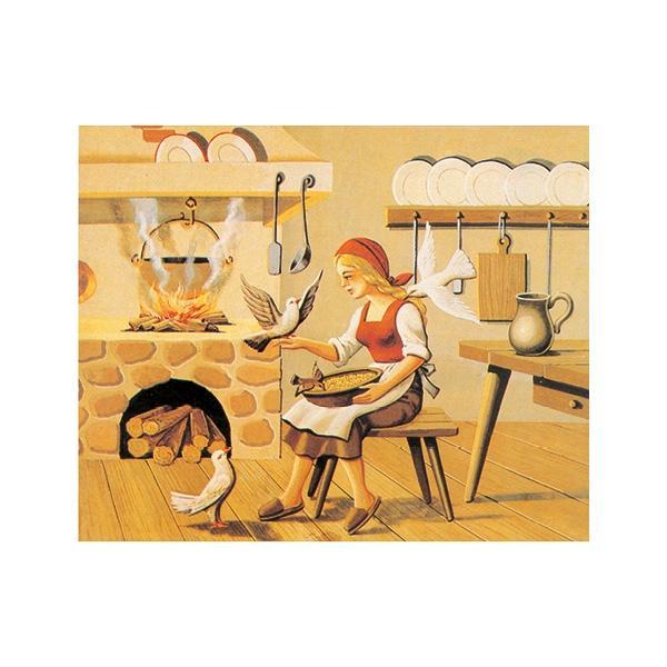 Goki Würfel-Puzzle Goki Würfelpuzzle Märchen 20 Teile aus Holz, ab 4 Jahre