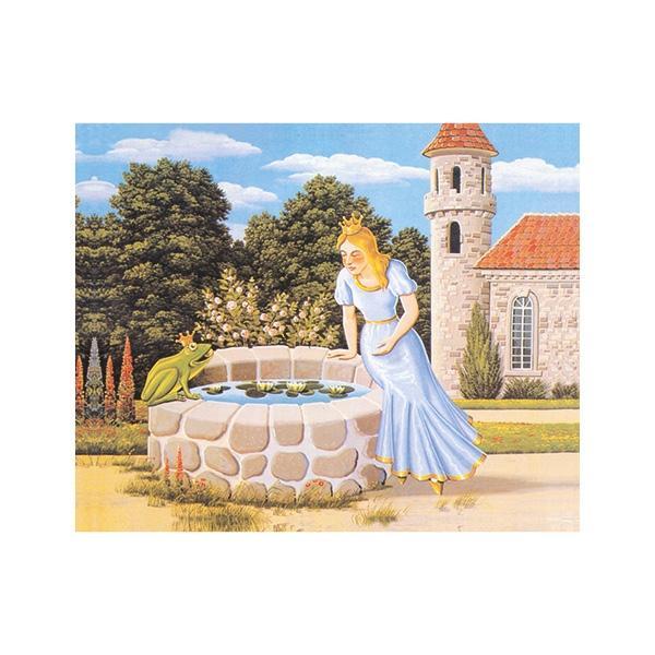 Goki Würfel-Puzzle Goki Würfelpuzzle Märchen 20 Teile aus Holz, ab 4 Jahre