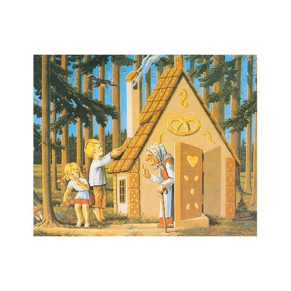 Goki Würfel-Puzzle Goki Würfelpuzzle Märchen 20 Teile aus Holz, ab 4 Jahre