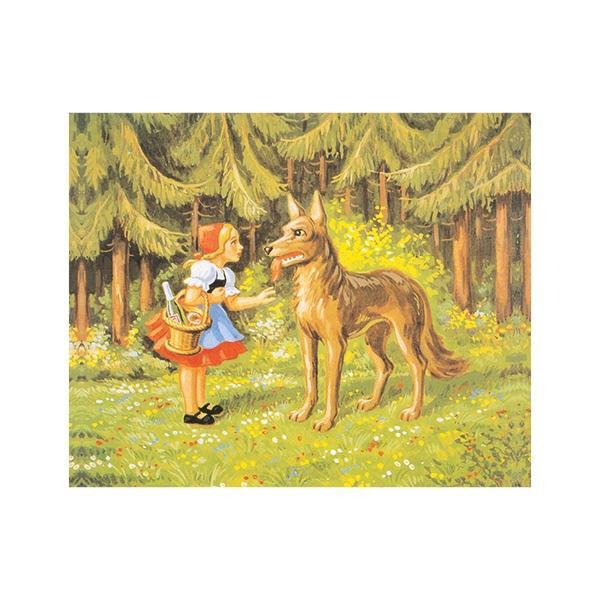 Goki Würfel-Puzzle Goki Würfelpuzzle Märchen 20 Teile aus Holz, ab 4 Jahre