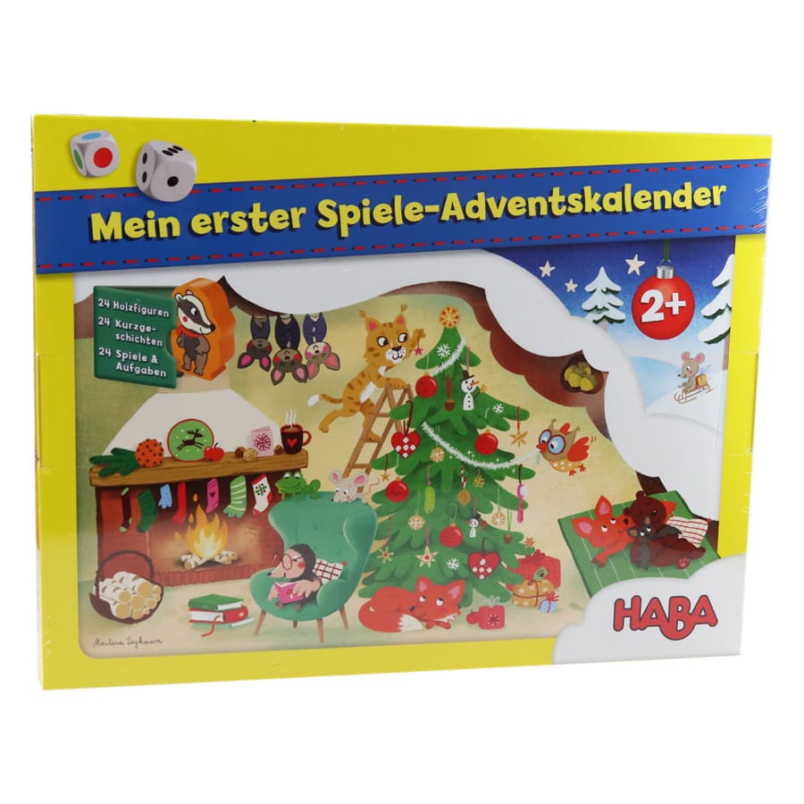 HABA Adventskalender Spiele-Adventskalender - Weihnachten in der Bärenhöhle