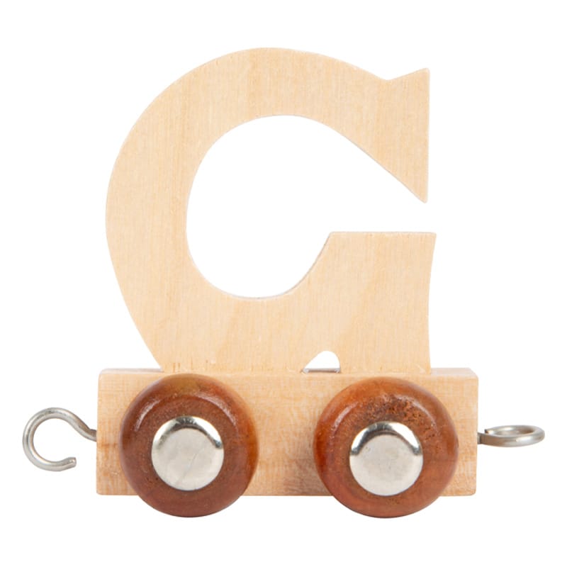 Legler Dekoration G natur Buchstabenzug Namenszug aus Holz – Personalisierte Geschenkidee