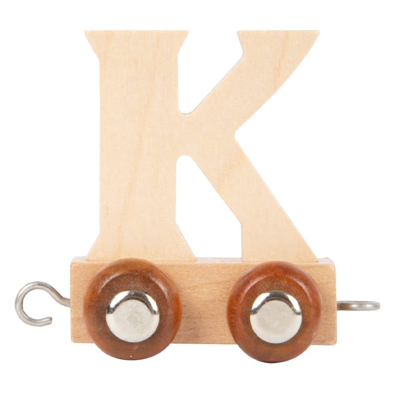 Legler Dekoration K natur Buchstabenzug Namenszug aus Holz – Personalisierte Geschenkidee