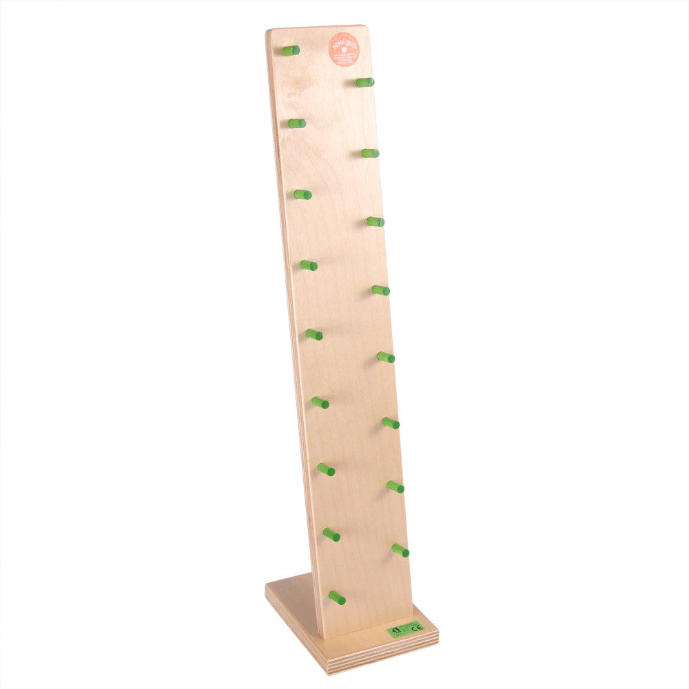 Klabastermännchen Strecke mit Stäben aus Holz