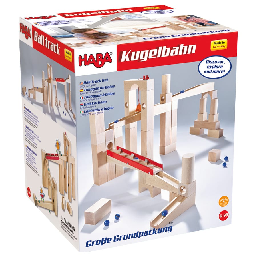 HABA Kugelbahn Holzkugelbahn Grundpackung