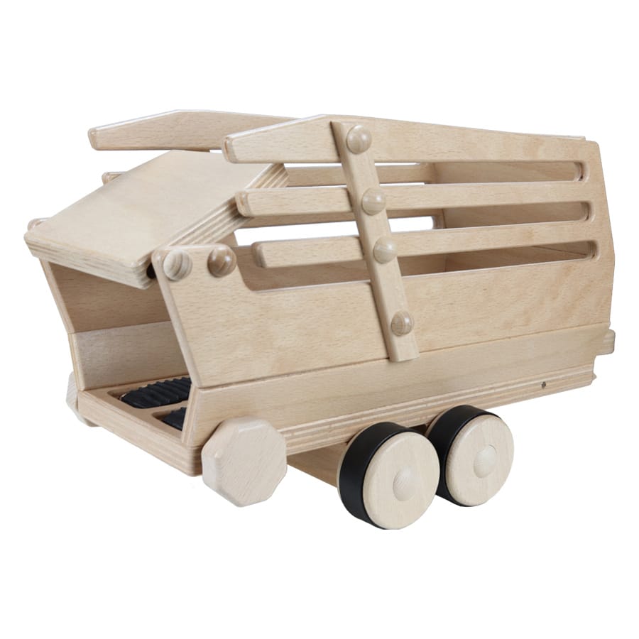 nic Holzfahrzeuge Nic Creamobil Ladewagen, Holzanhänger, ab 1 Jahr