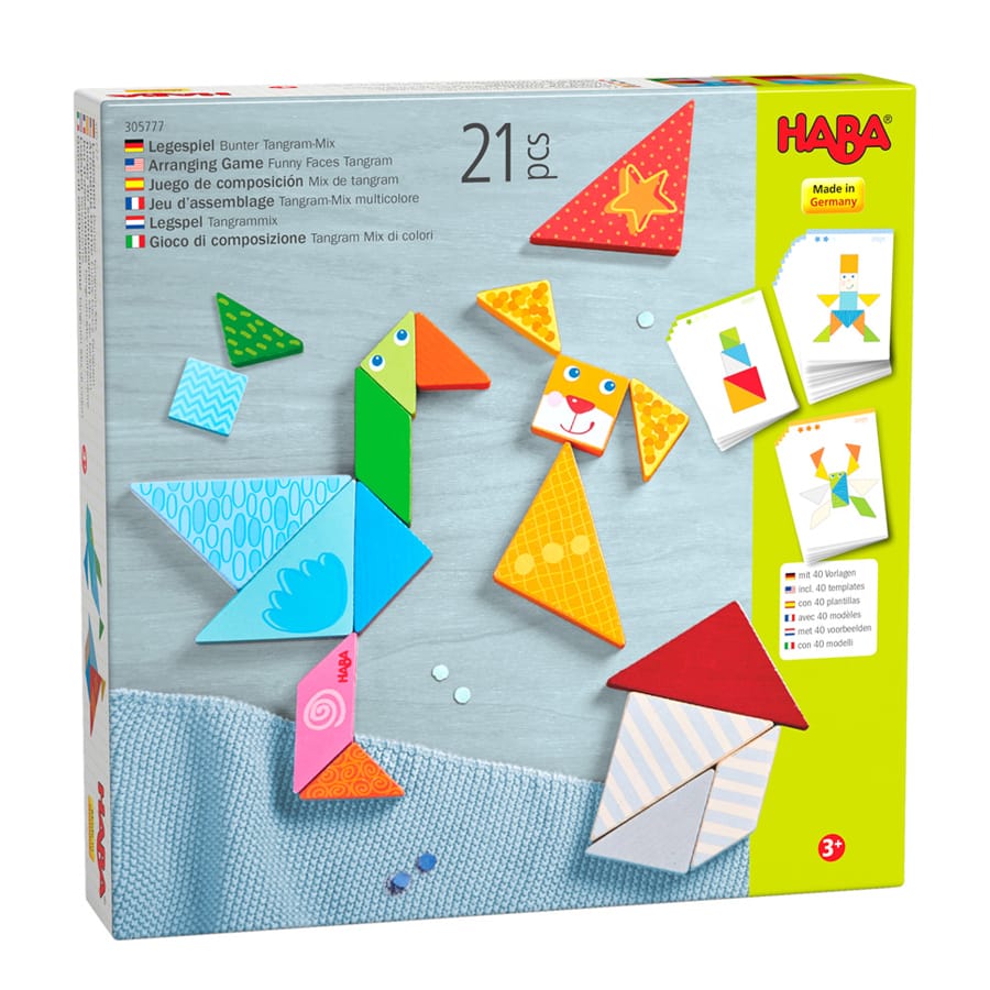 haba Bausteine & Bauspielzeug Legespiel - Tangram-Mix