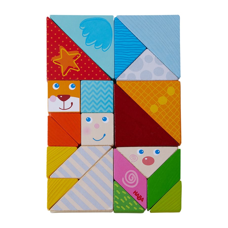 haba Bausteine & Bauspielzeug Legespiel - Tangram-Mix