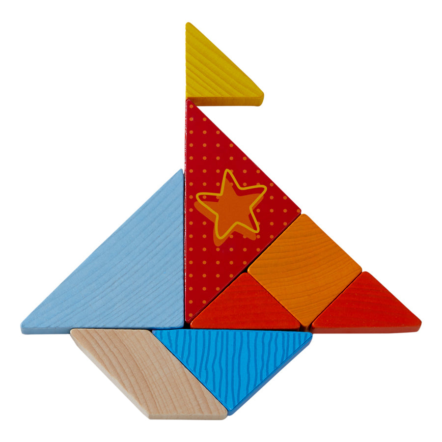 Legespiel bunter Tangram Mix