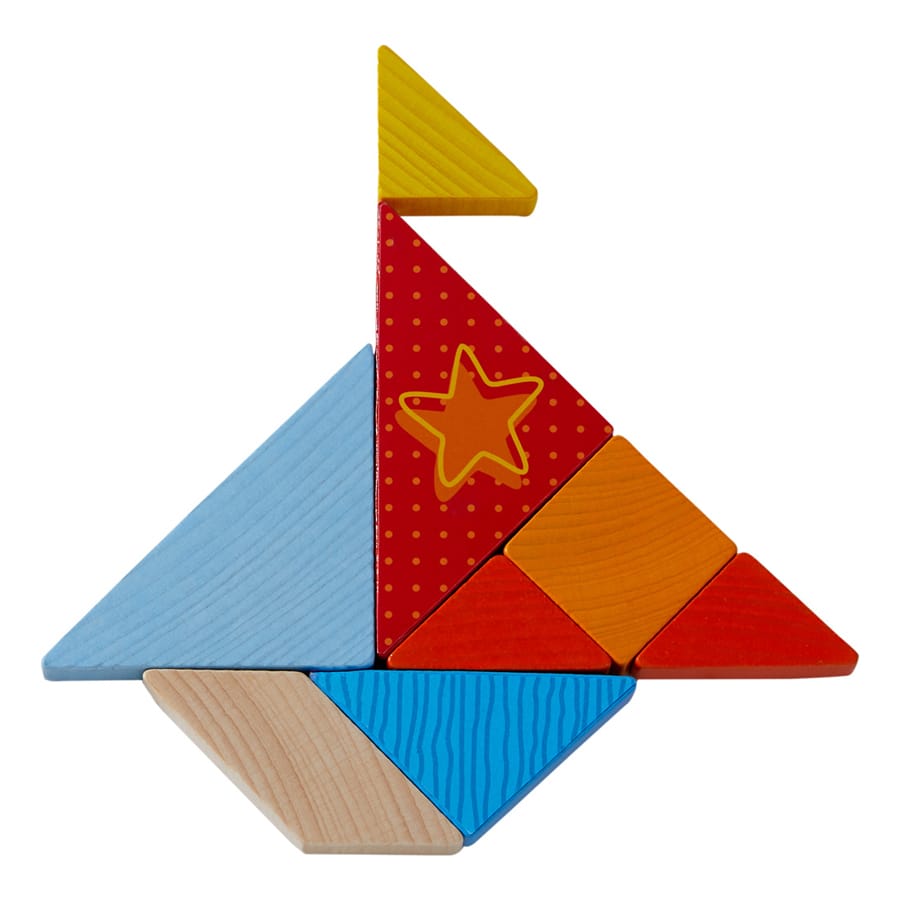 haba Bausteine & Bauspielzeug Legespiel - Tangram-Mix