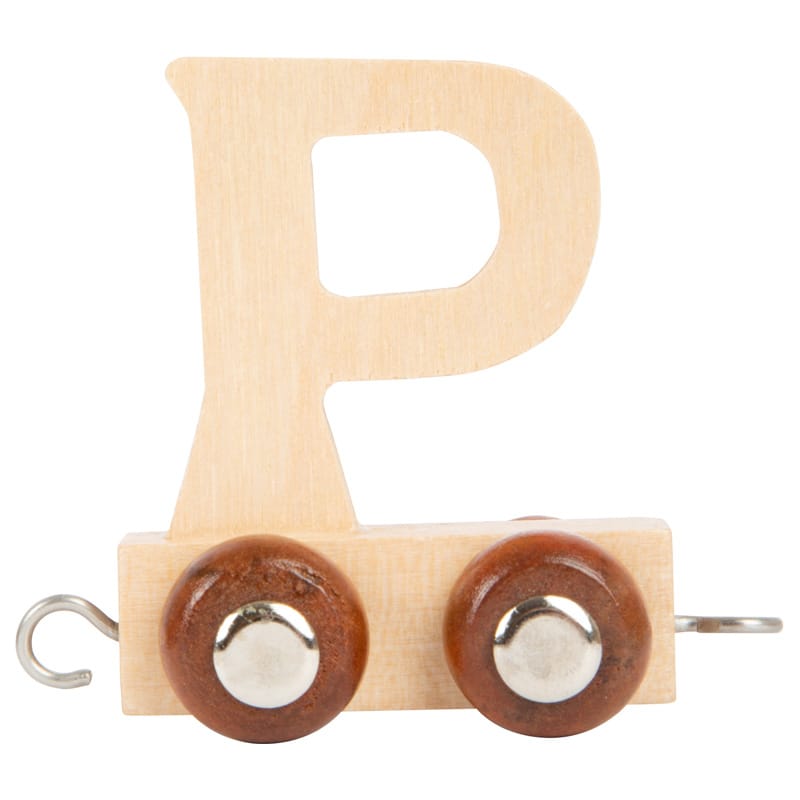 Legler Dekoration P natur Buchstabenzug Namenszug aus Holz – Personalisierte Geschenkidee
