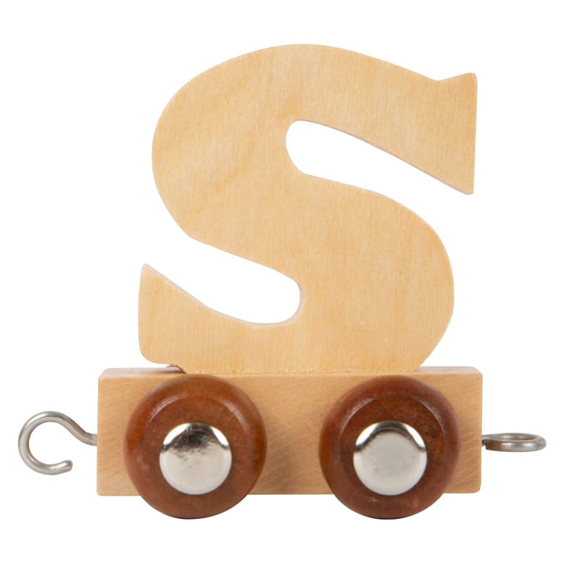 Legler Dekoration S natur Buchstabenzug Namenszug aus Holz – Personalisierte Geschenkidee