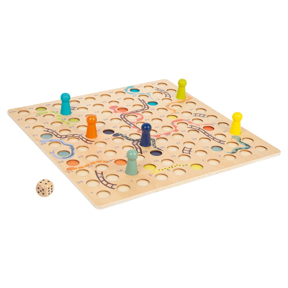 Legler Gesellschaftsspiel Schlangen und Leitern-Spiel XL