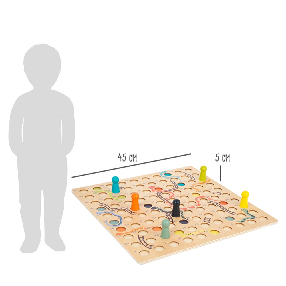 Legler Gesellschaftsspiel Schlangen und Leitern-Spiel XL