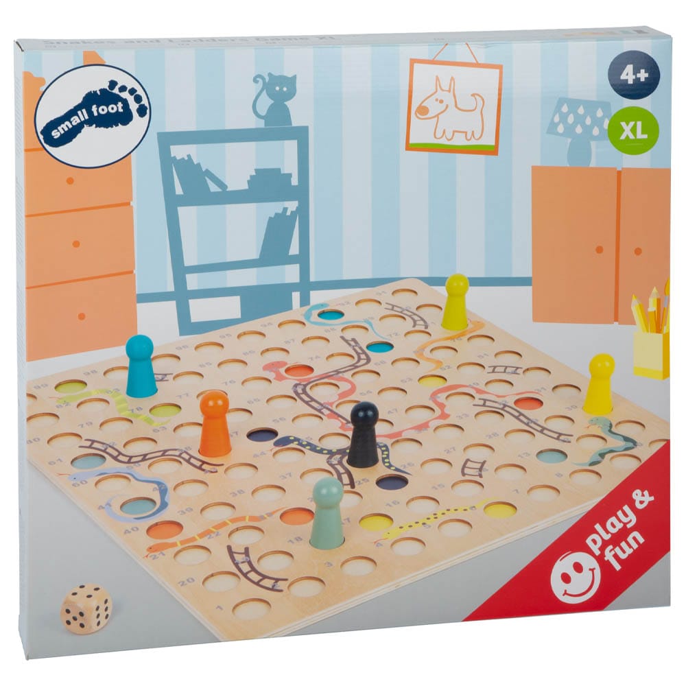 Legler Gesellschaftsspiel Schlangen und Leitern-Spiel XL