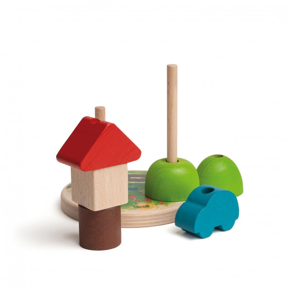 Erzi Steckspiel Steckbrett City