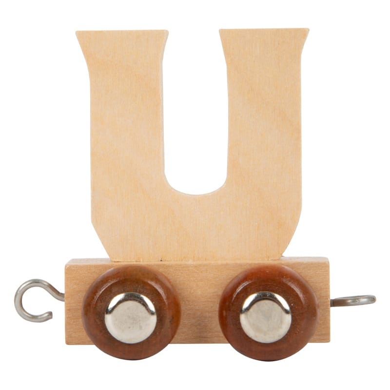 Legler Dekoration U natur Buchstabenzug Namenszug aus Holz – Personalisierte Geschenkidee