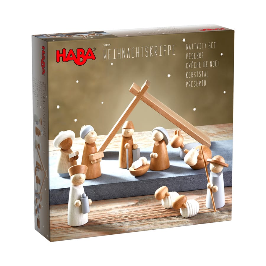 Haba Weihnachtskrippe Weihnachtskrippe in modernem Design