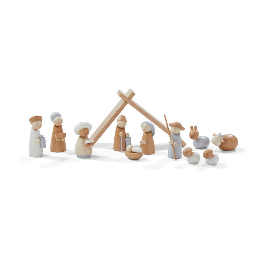 Haba Weihnachtskrippe Weihnachtskrippe in modernem Design