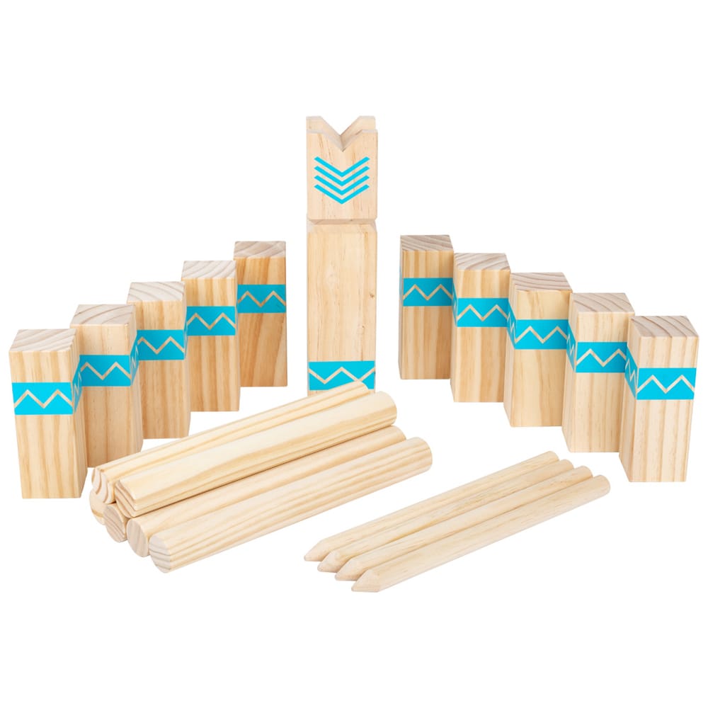 Legler Gesellschaftsspiel Wikinger Spiel Kubb "Active"