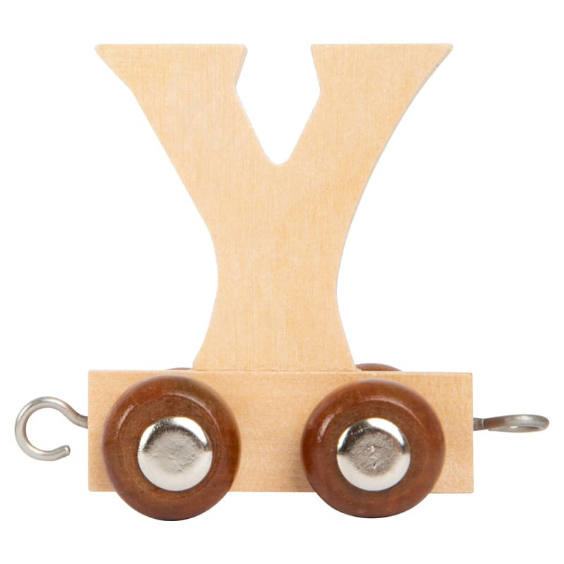 Legler Dekoration Y natur Buchstabenzug Namenszug aus Holz – Personalisierte Geschenkidee