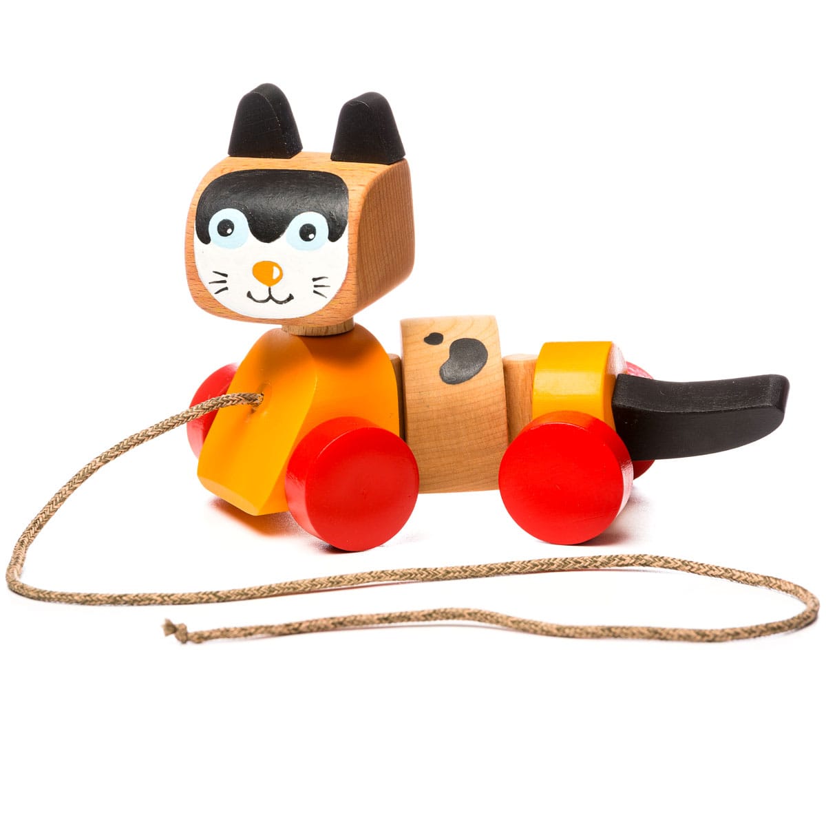 Cubika Nachzieh-Spielzeug Nachziehkatze "walk-a-long cat"
