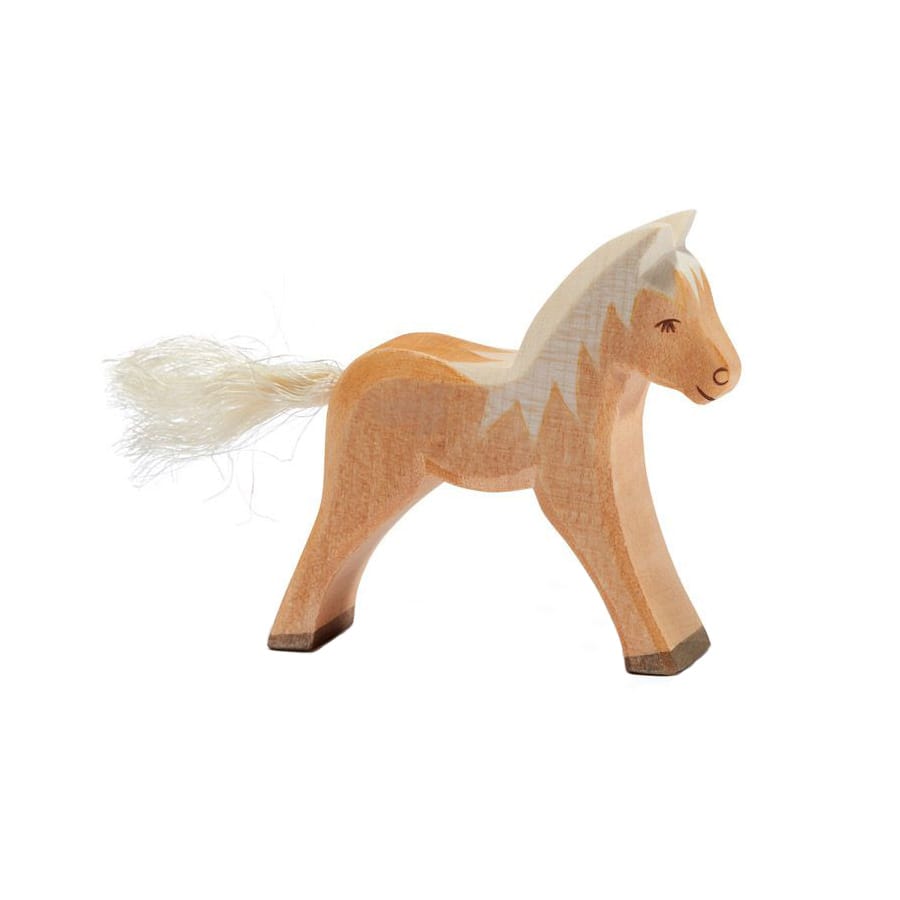 Ostheimer Holzfiguren Ostheimer Haflinger Fohlen, Holztier, Spieltier, ab 3 Jahre