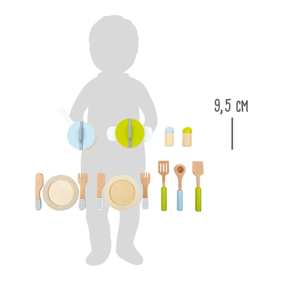Legler Rollenspiel Geschirr- und Topfset Kinderküche