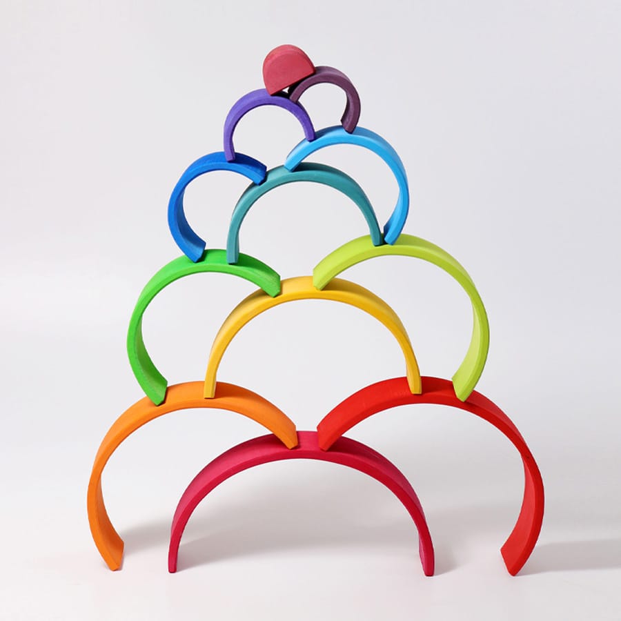 GRIMM'S Bausteine & Bauspielzeug Großer Regenbogen