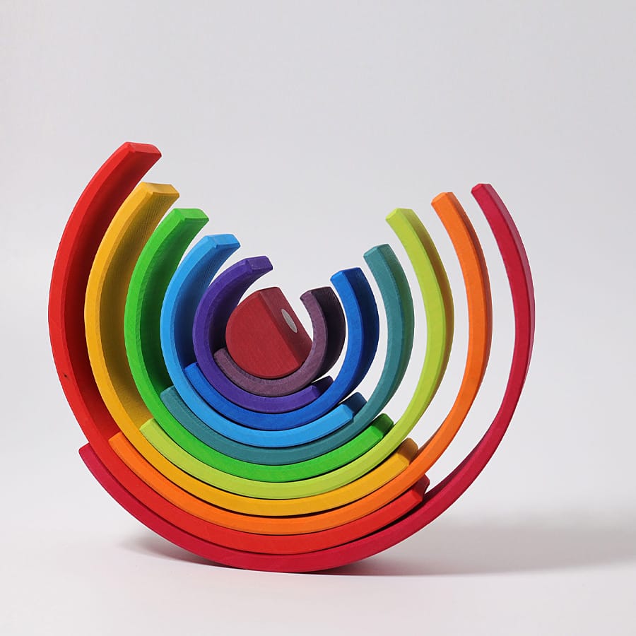 GRIMM'S Bausteine & Bauspielzeug Großer Regenbogen