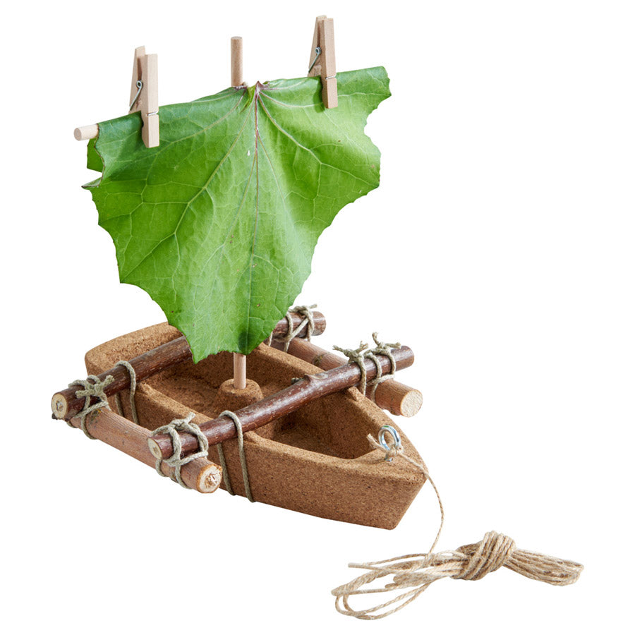 Korkboot Bausatz Terra Kids mit Segel 304244