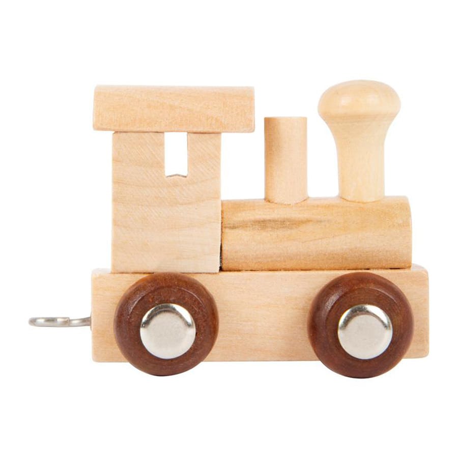 Legler Dekoration Lok natur Buchstabenzug Namenszug aus Holz – Personalisierte Geschenkidee