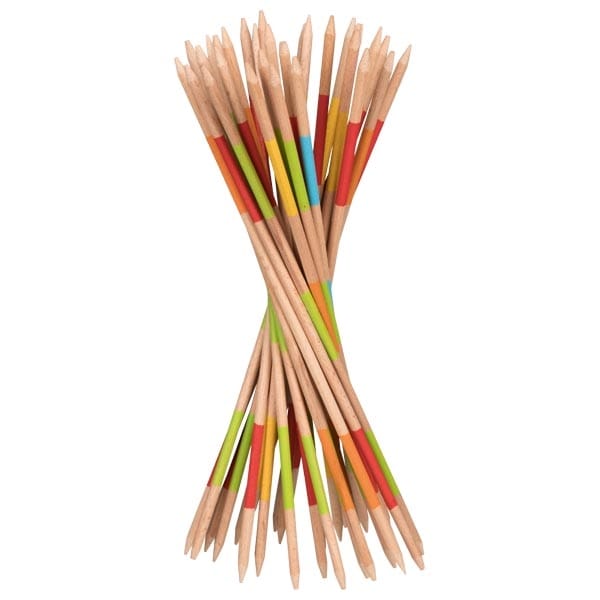 Goki Geschicklichkeitsspiele 46 cm Goki Mikado bunt, aus Buchenholz, Made in Germany, 31 Stäbe, 27 / 46 cm ab 5 Jahre
