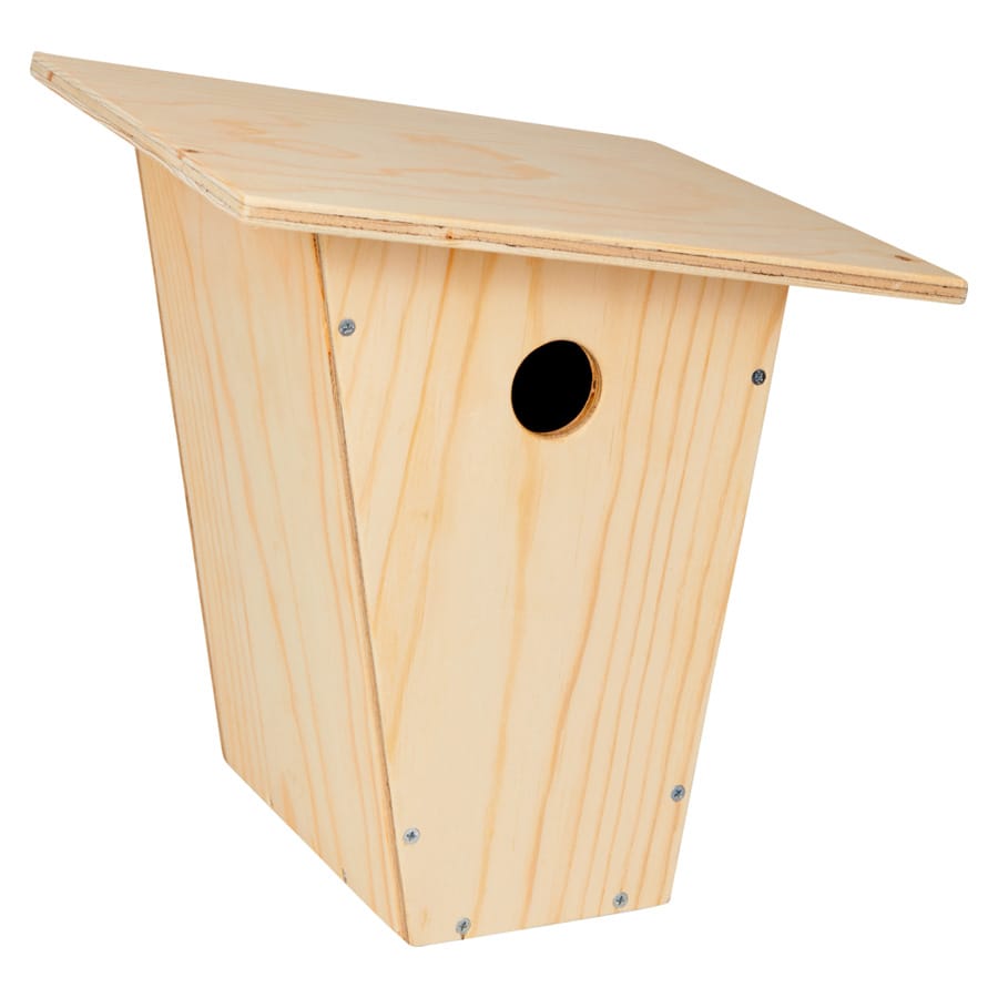 Spiegelburg Holzbausatz Vogelnistkasten Bausatz Nature Zoom – Nistkasten aus Holz zum Selberbauen ab 8 Jahre