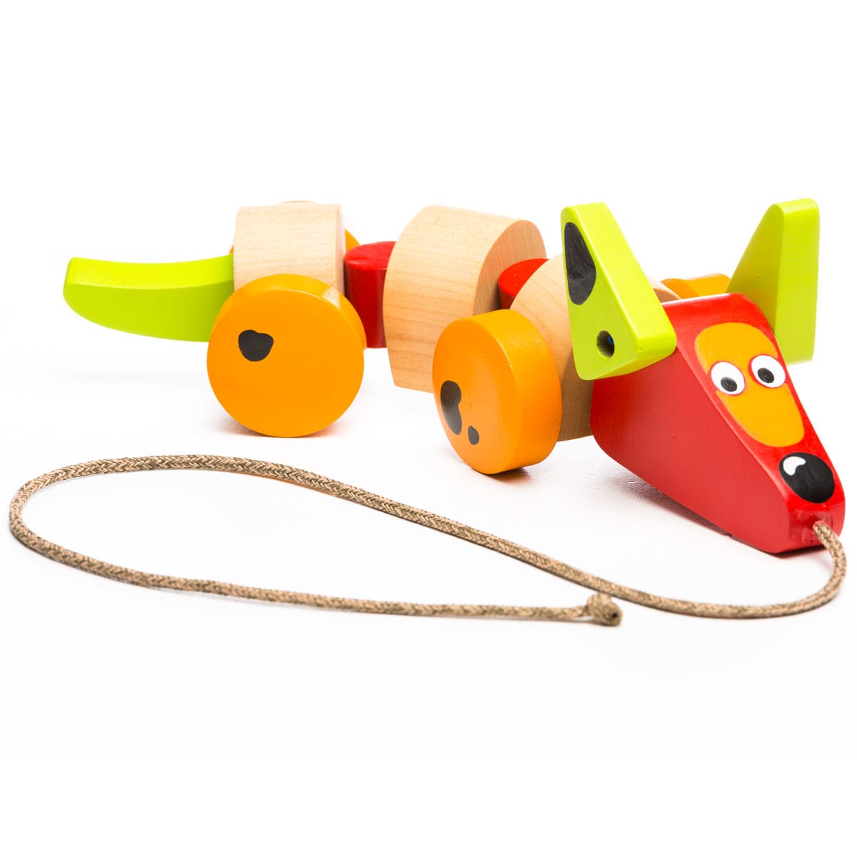 Cubika Nachzieh-Spielzeug Nachziehtier "Sausage Dog"